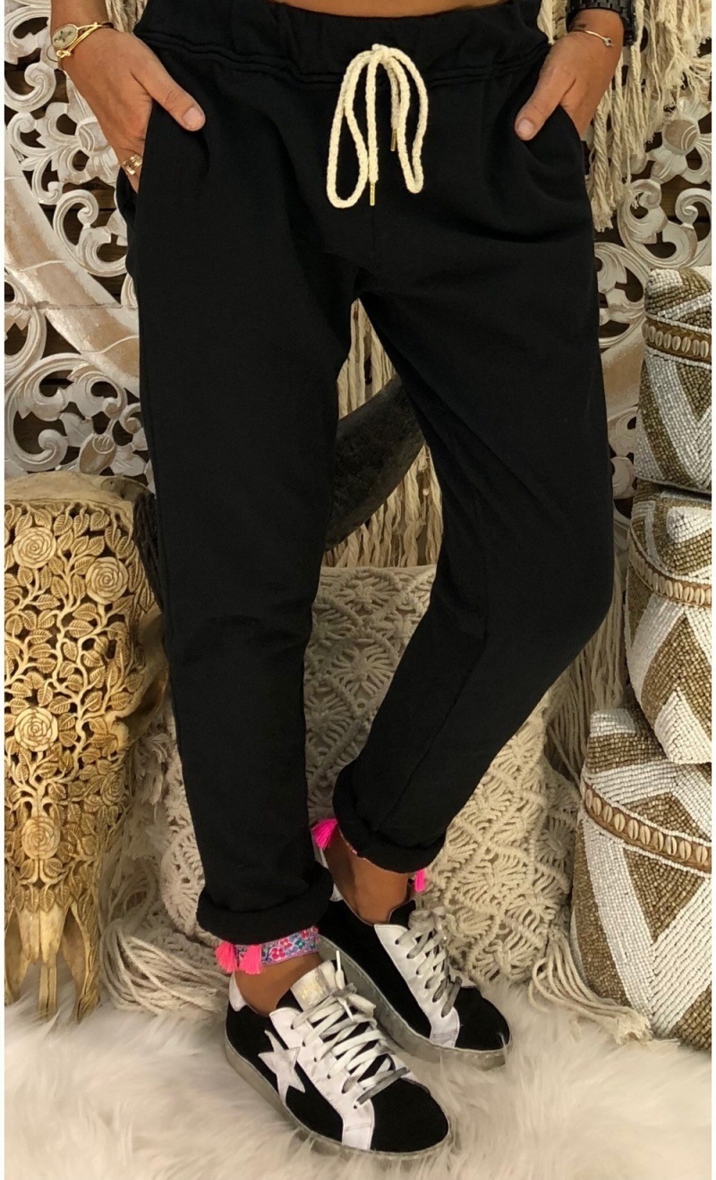 Harlan Casual Pants New Elastic Waist Tie-Fit Sports Pants