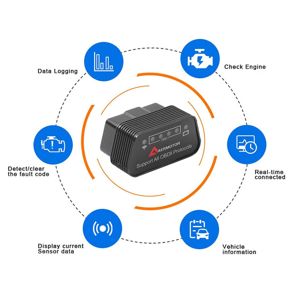 ODB2 OBDII Car Diagnostic Scanner Tool Error Code Reader ELM327 For Android & PC — image 8