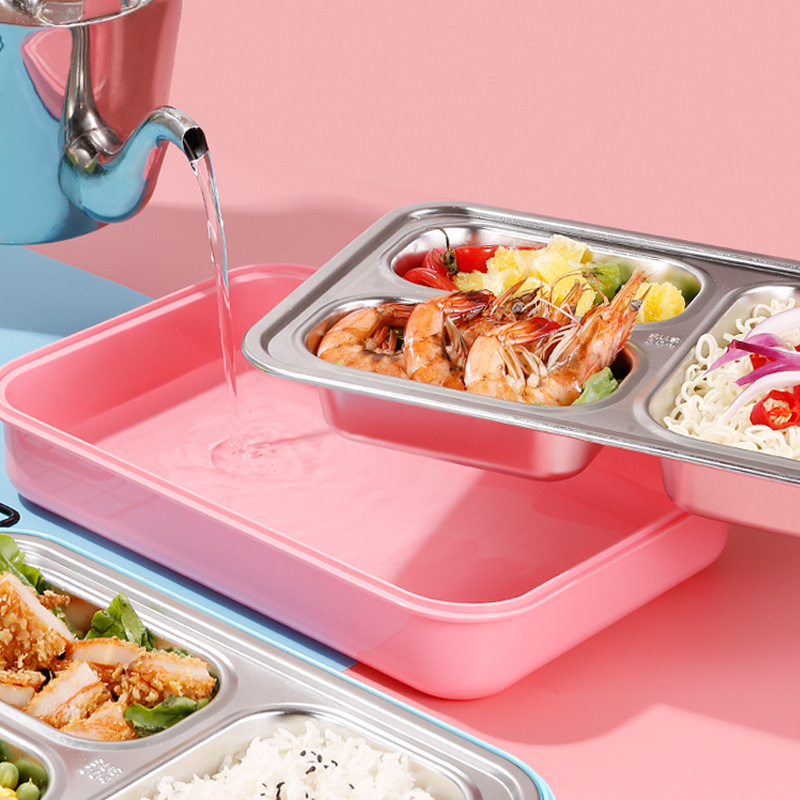 Title 2, The New Stainless Steel Lunch Box Transparent H...