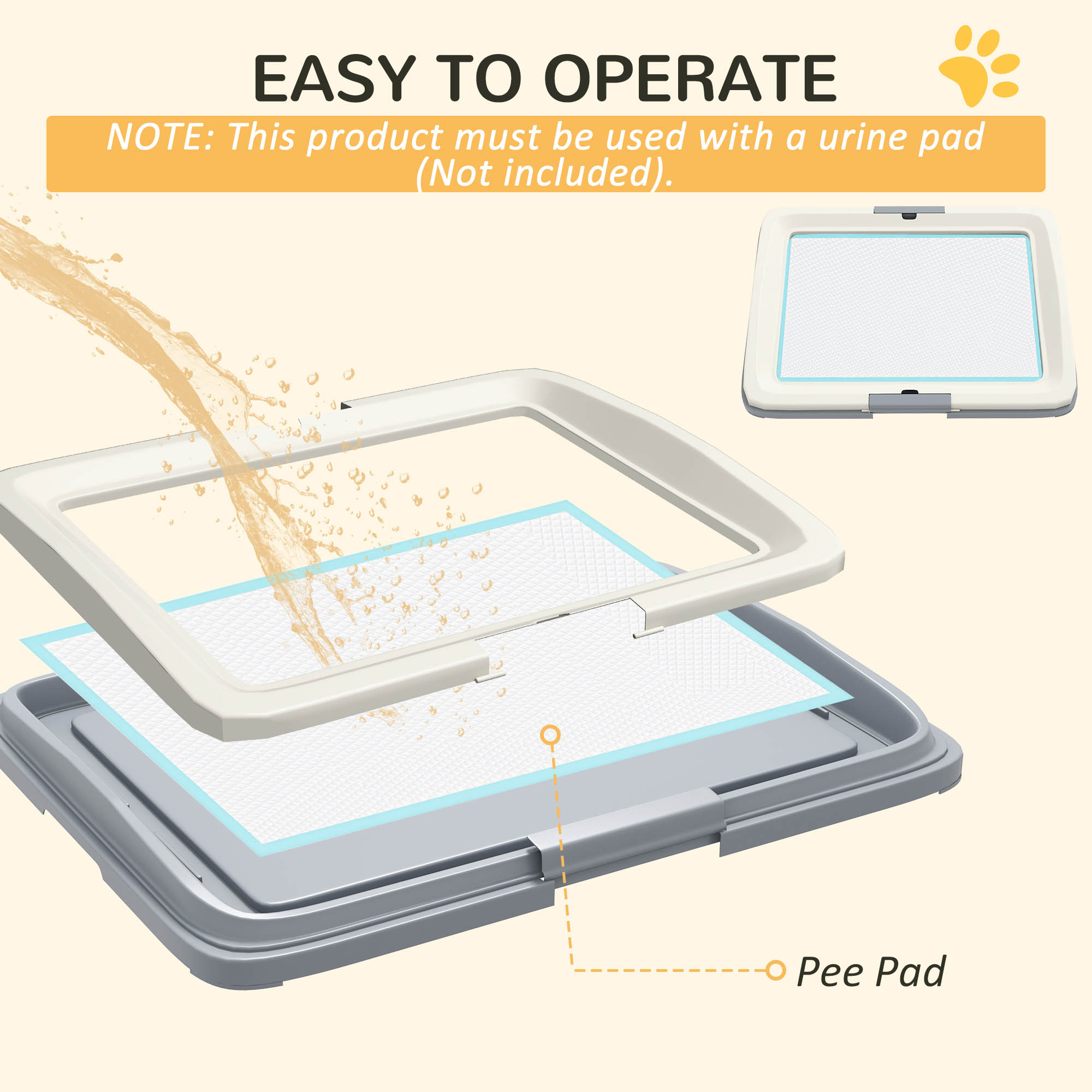Dog Toilet Tray For Training Dogs, Dog Litter Tray
