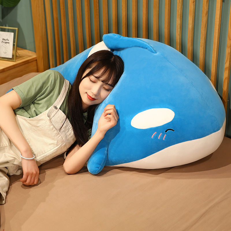 Title 2, Cute Whale Plush Toy Pillow Girl Sleeping Bed B...