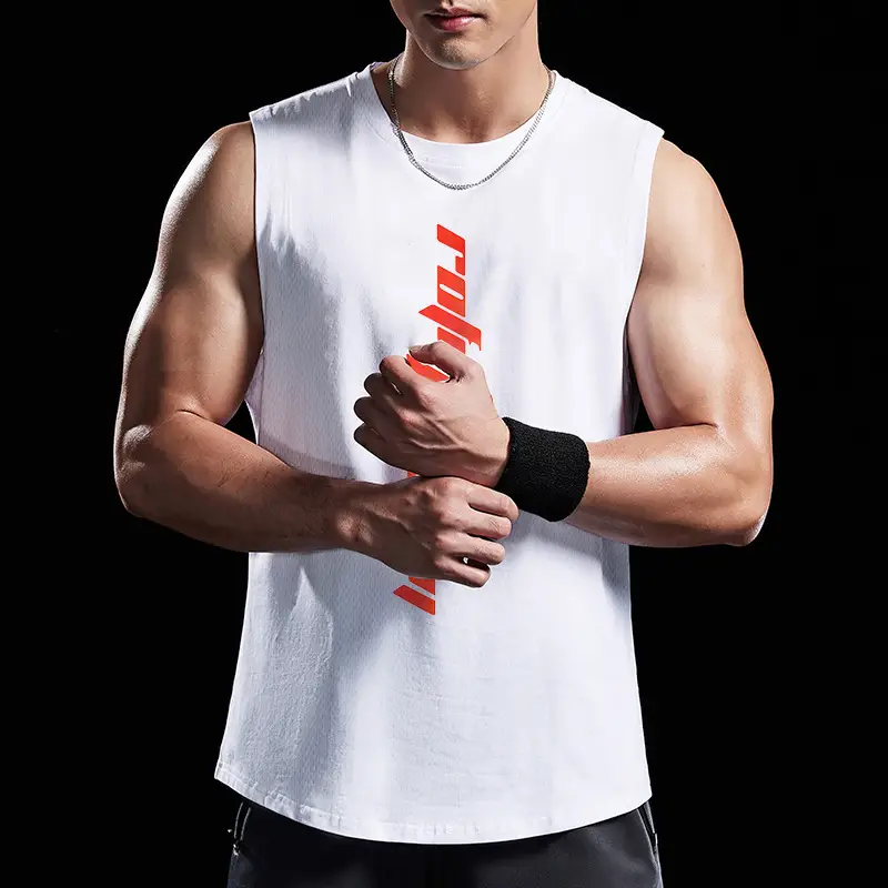 Men's Vest Youth Sports Breathable Sleeveless