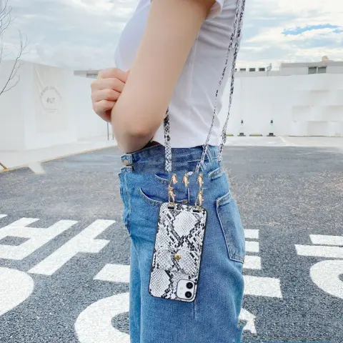 Card Diagonal Mobile Phone Case Leather