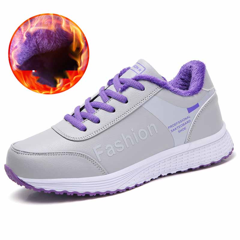 Anti-slip Soft Sole Sneakers With Suede - Image 4