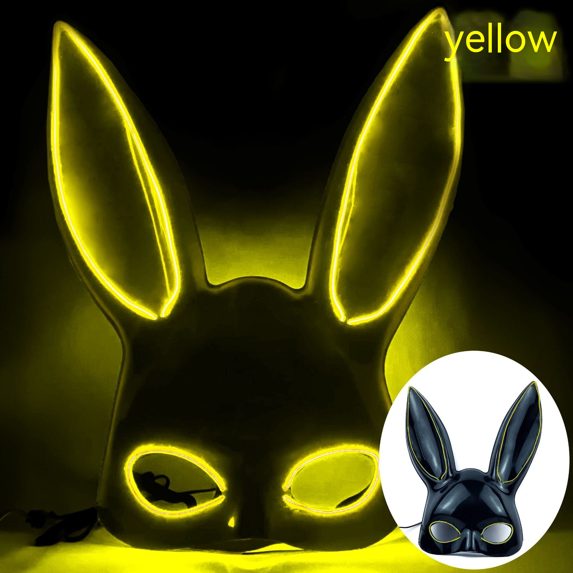 Yellow Black Bunny