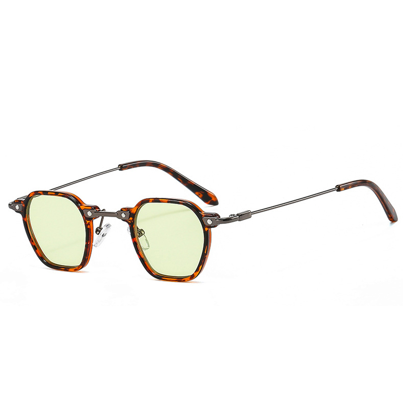 Vintage Small Frame Round Steampunk Sunglasses - Image 12