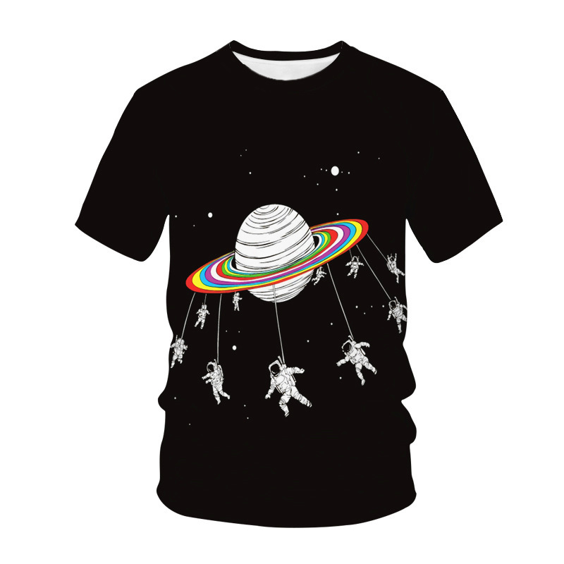 Title 6, 3D Digitaldruck Kinder T-Shirt Kurzarm, atmungs...