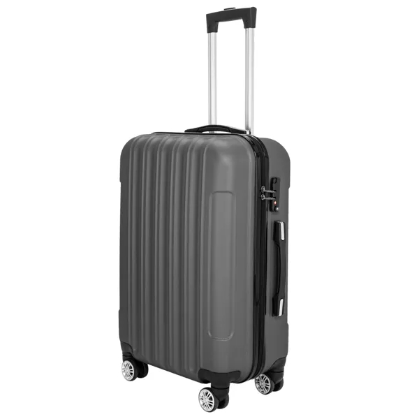 3-in-1 Multifunctional Large Capacity Traveling Storage Suitcase Luggage Set Dark Gray — foto 7
