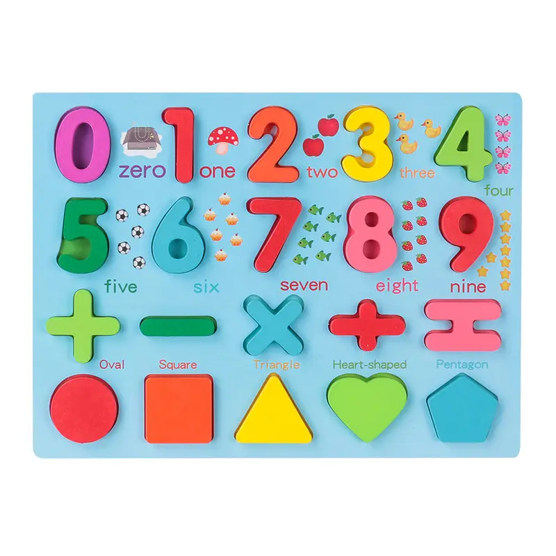 Wooden Toy Early Childhood Education Puzzle Kindergarten Grabbing Board