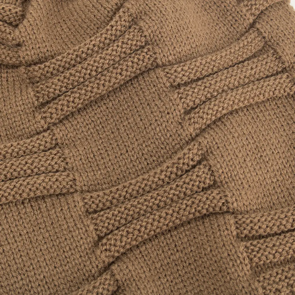 Fleece Three Stripes Knitted Beanie Hat