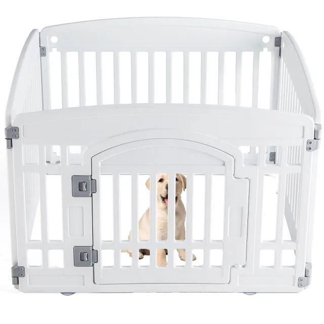 Dog Game Fence Is Safe And Reliable White4Panel - Shop at LoveMi