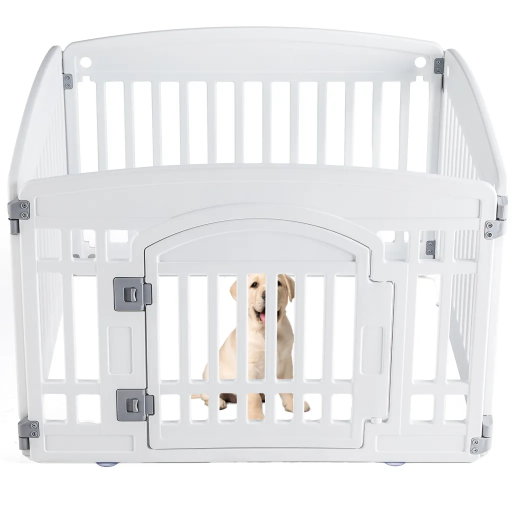 Dog Game Fence Is Safe And Reliable - White4Panel