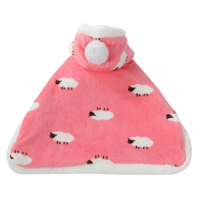 Warm Nightgown Cat Transforms Into Winter Clothing Pink Lamb Buttons - Shop at LoveMi