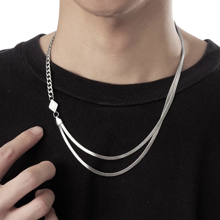 Design Stitching Neck Chain Without Fading