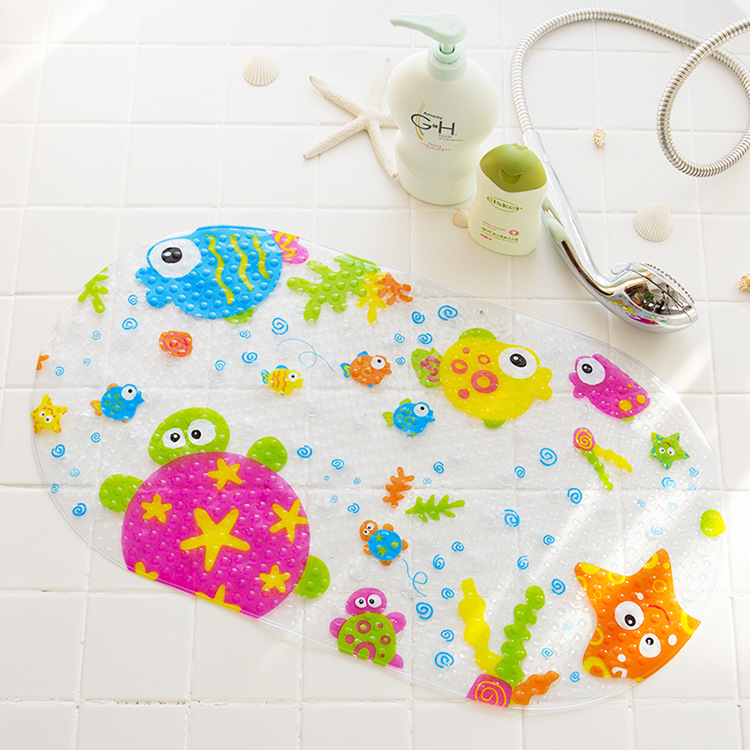 Title 5, Shower Room Floor Mat Bathtub Children Cartoon ...