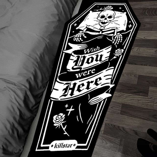 Gothic 'Wish You Were Here' Rug