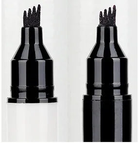 Double headed Black Rod White Rod Eyebrow Pencil Black - Shop at LoveMi