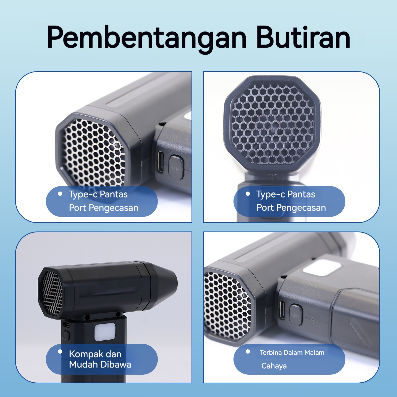 Violent Fan Turbojet Fan Li-On Rechargeable