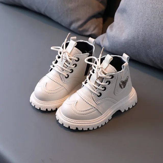 British Style Fashion Korean Baby Booties White - Shop at LoveMi