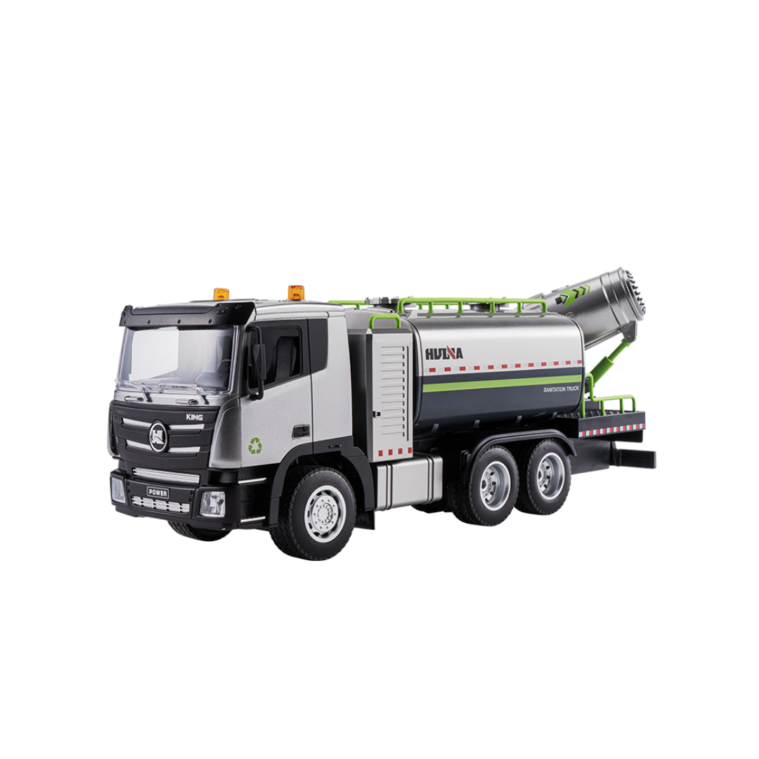 Huina 1316 1-18 Semi-Alloy Remote Controlled Fog Cannon Truck Toy 5