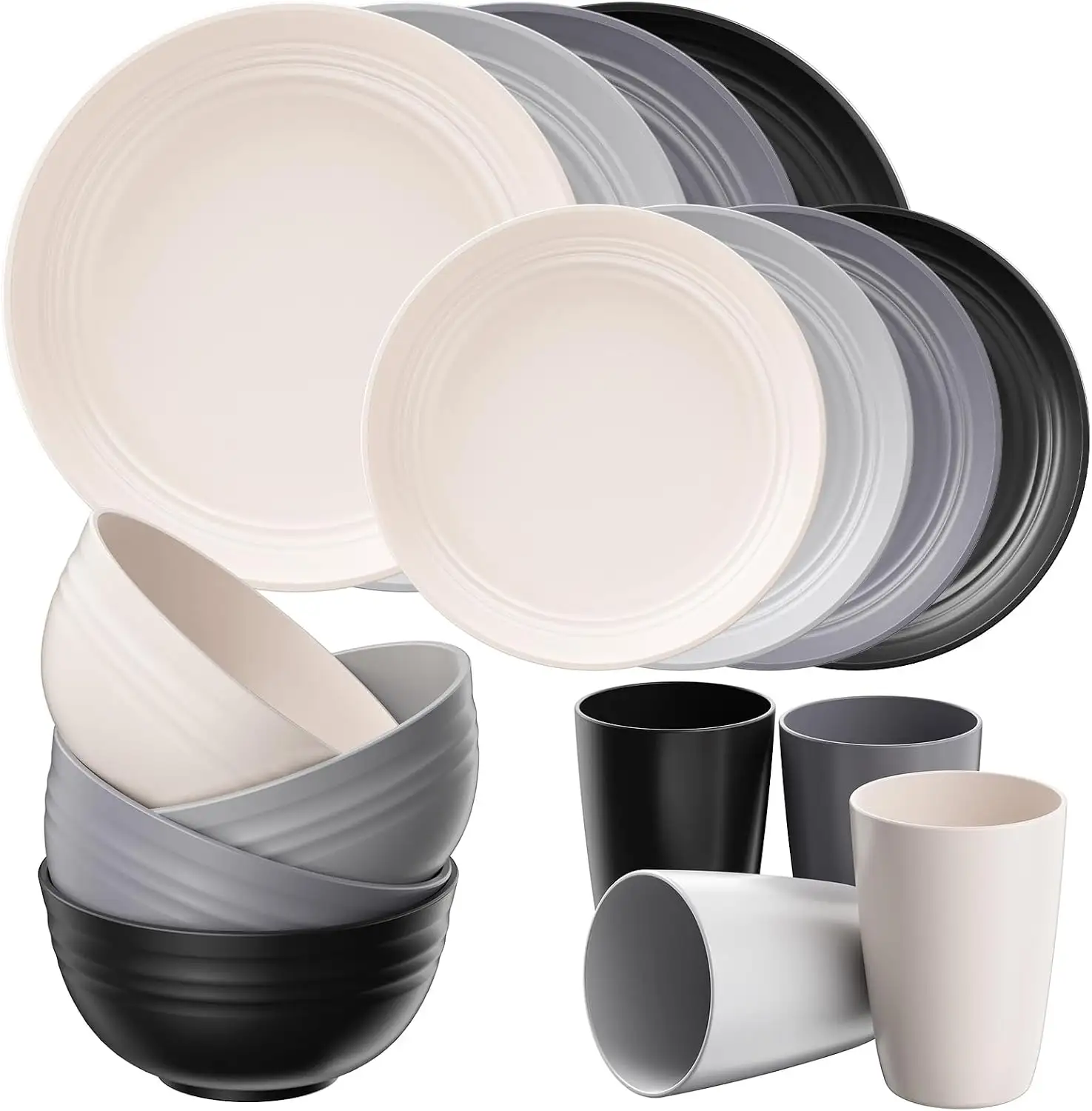 Plates And Bowls Set
