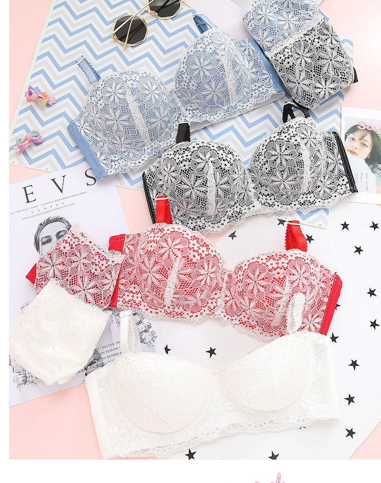 Title 1, Lace Sweet And Cute Pattern Breathable Girl Bra...