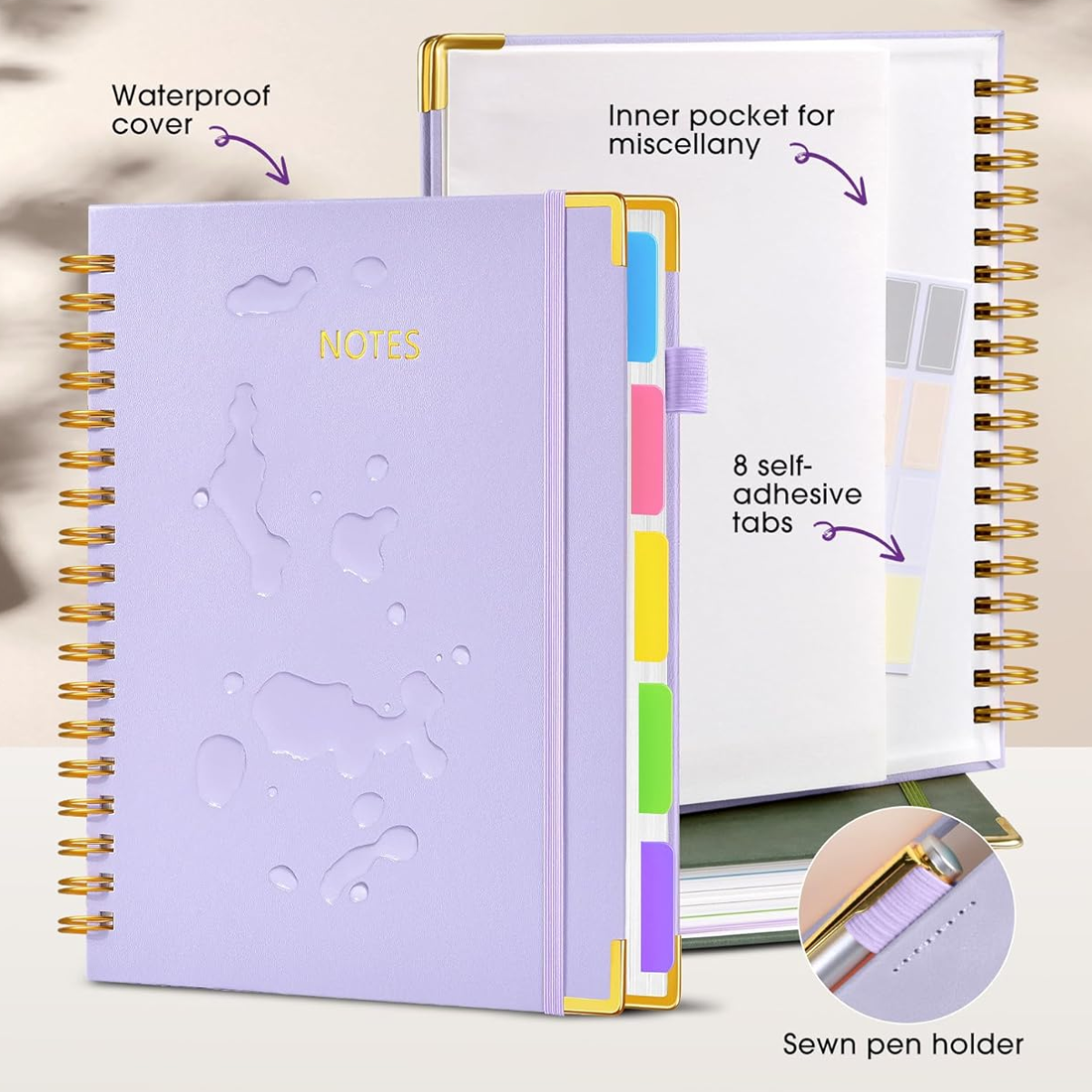 Deluxe Spiral Notebook With Removable Dividers And Labels 3