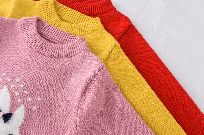 Casual Children's Long Sleeved Bunny Sweater