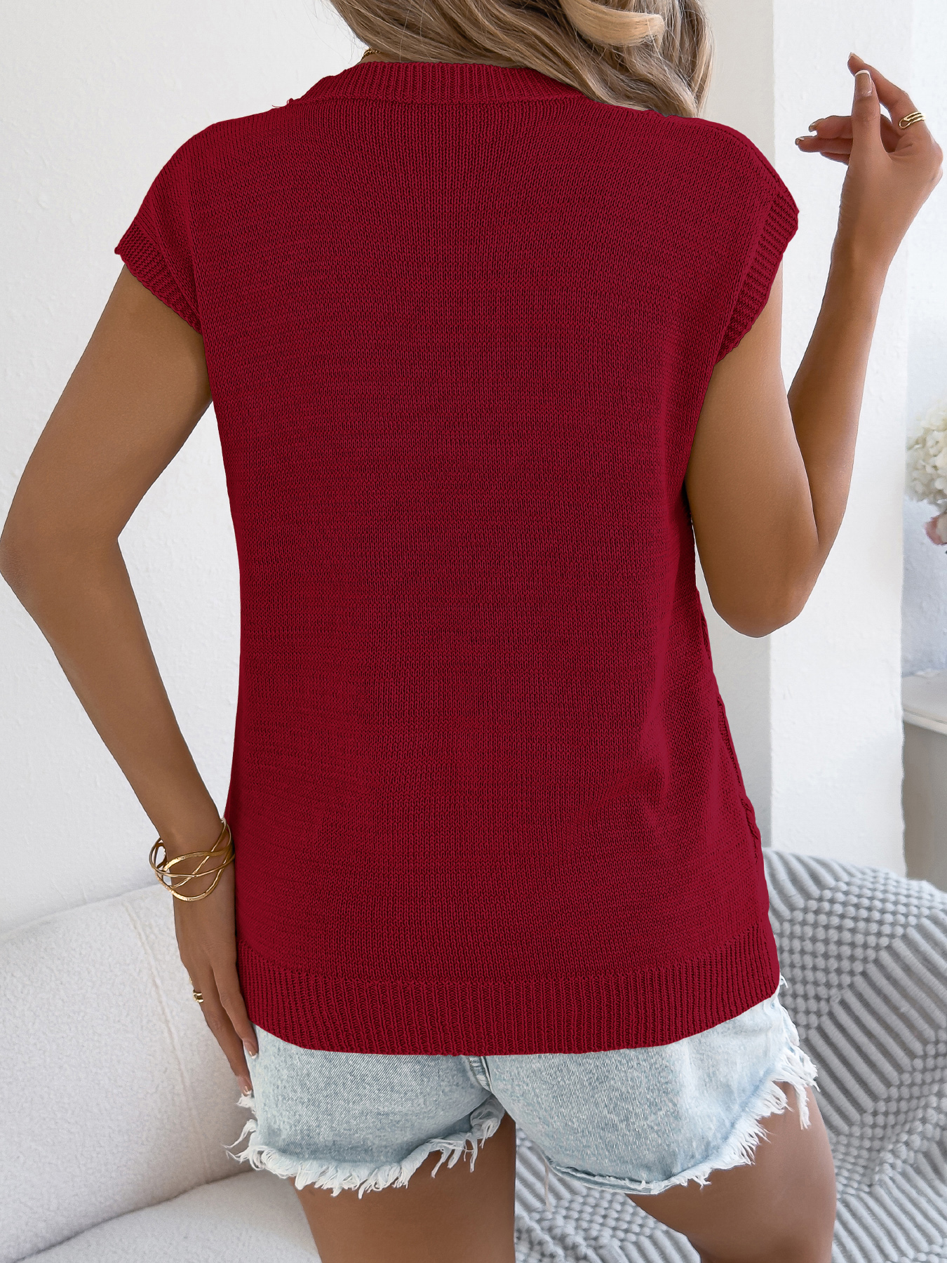 Women S Solid Color Cable Knit Batwing Sleeve Loose Knit Sweater Top