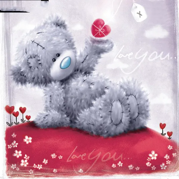 Full Squareround Diamond 5D DIY Diamond Painting Cartoon Bear3D Embroidery Cross Stitch 5 Square Diamond 30X30Cm - Shop at LoveMi
