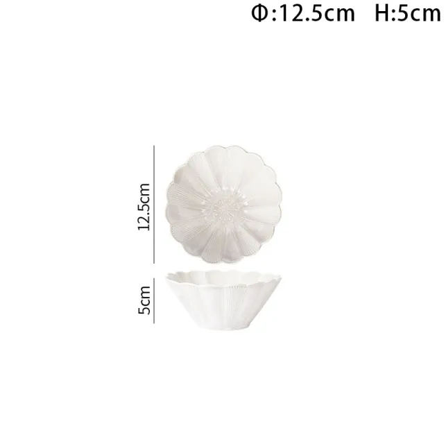Dou Li La Instant Noodles For Dinner Fruit Salad, Soup Bowl Creative Home Hotel Tableware Bai Yun - Shop at LoveMi
