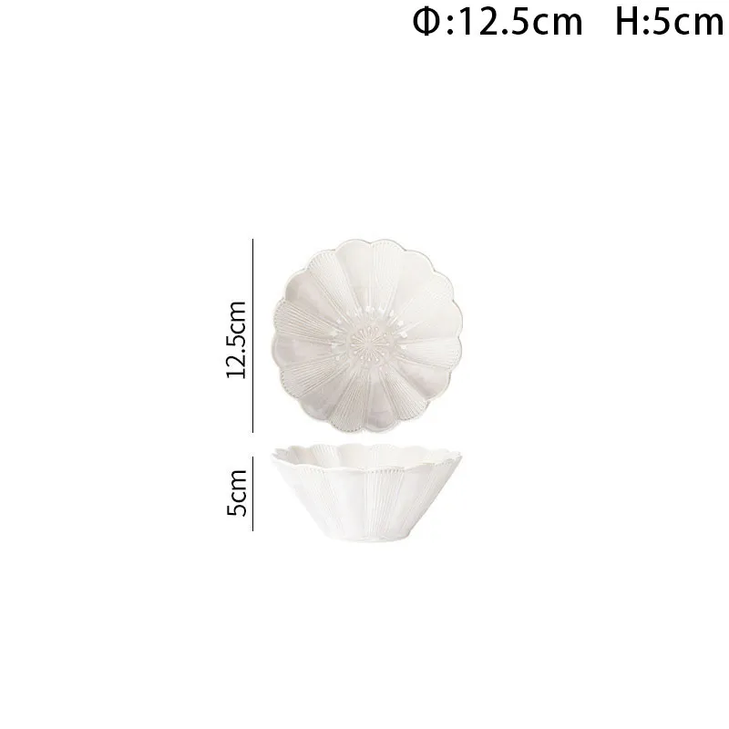 Dou Li La Instant Noodles For Dinner Fruit Salad, Soup Bowl Creative Home Hotel Tableware - Bai Yun