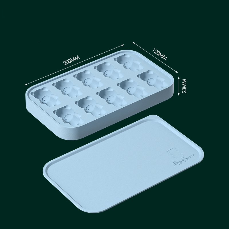 Title 8, Bear Ice Cube Food Grade Silicone Press Ice Cube