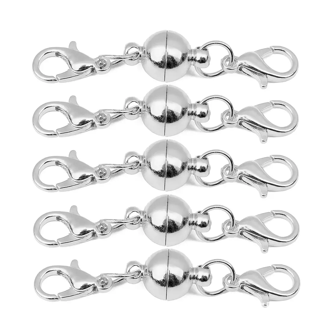 Bracelet Necklace Connecting Clasp Ball Magnetic