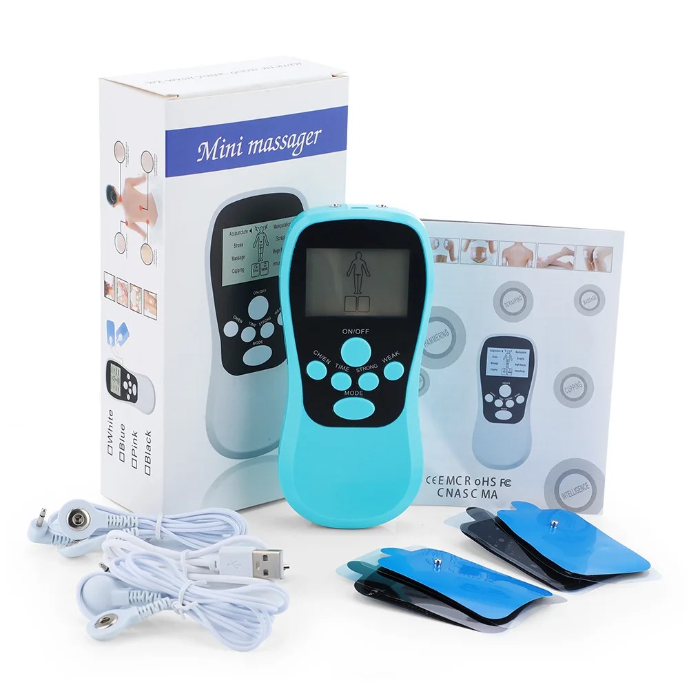 Rechargeable Electric Mini Massager, Portable Muscle Stimulator For Body Relaxation, Suitable For Back, Neck And Shoulders.