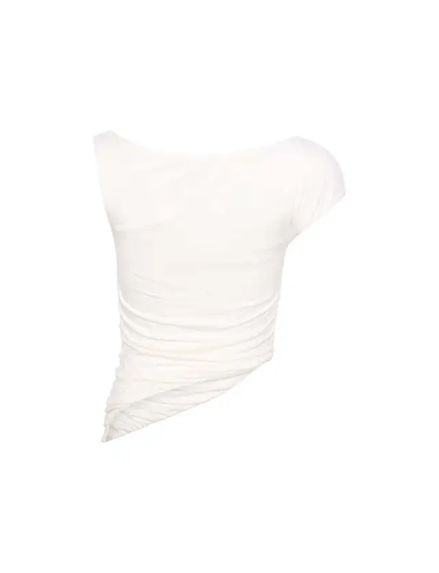 Women's Solid Color Bottoming Shirt Top T shirt White - Shop at LoveMi