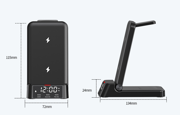 Title 3, Four In One Wireless Base Phone Holder Charger