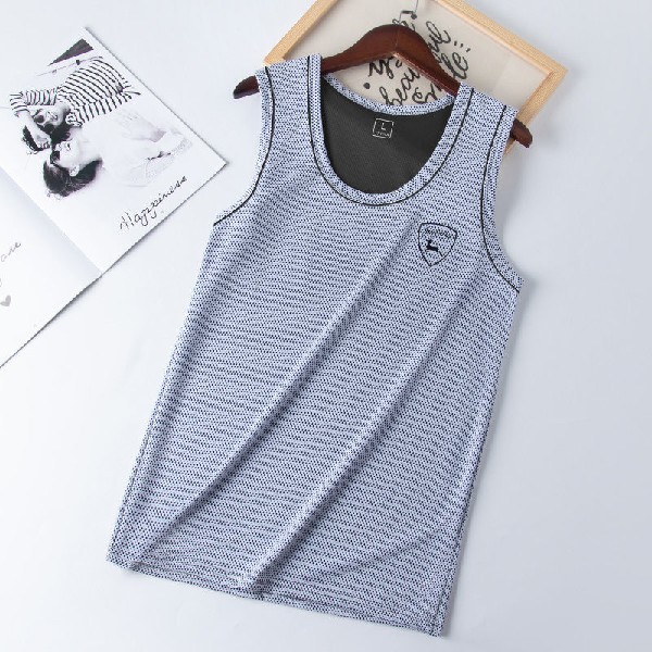 Men's Sleeveless Solid Color Tank Top