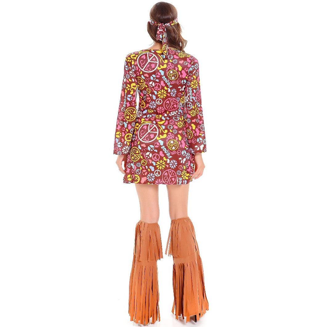 Women's Tassel Hippie Costume Retro
