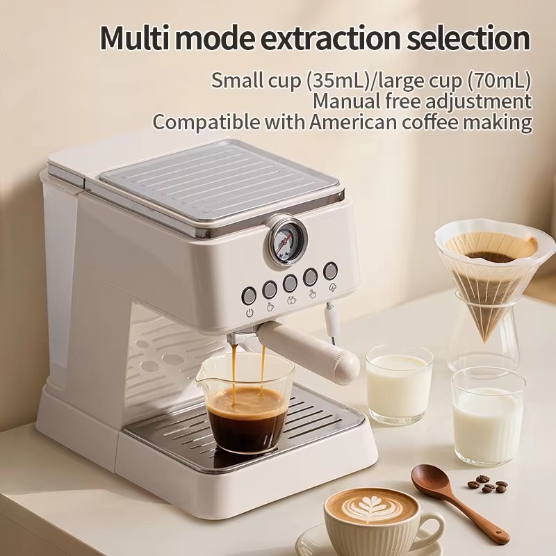 20bar Coffee Machine Electrical Maker Espresso Cappuccino Milk Frother — image 7
