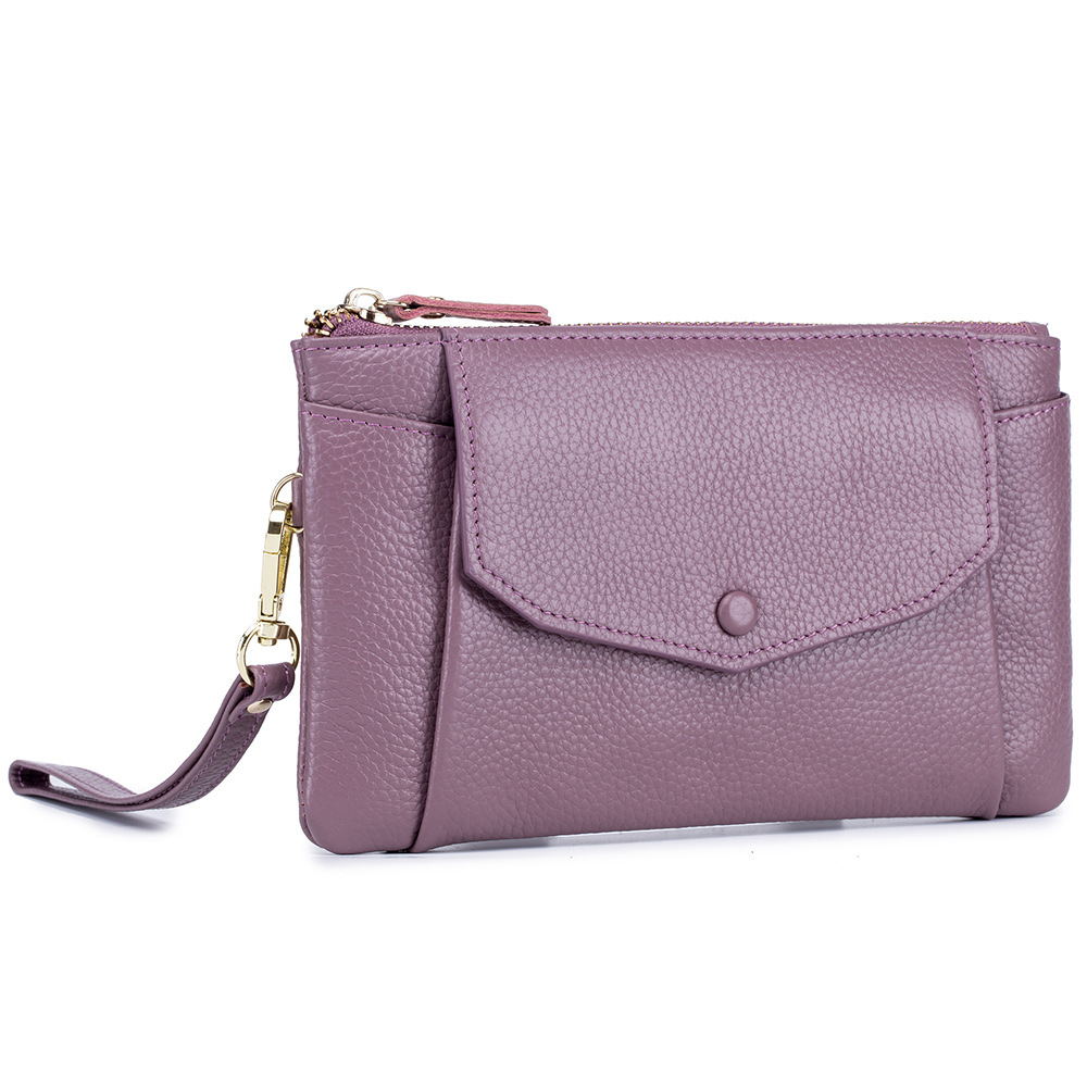 Title 7, Clutch longa ultrafina para mulheres, simples e...