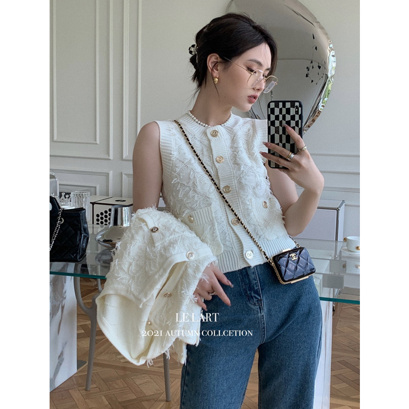 Women Two-piece Lazy Style Tassel Top