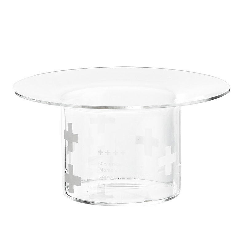 Title 6, Polka Dot Bowler Glass Bowl Cute Yogurt