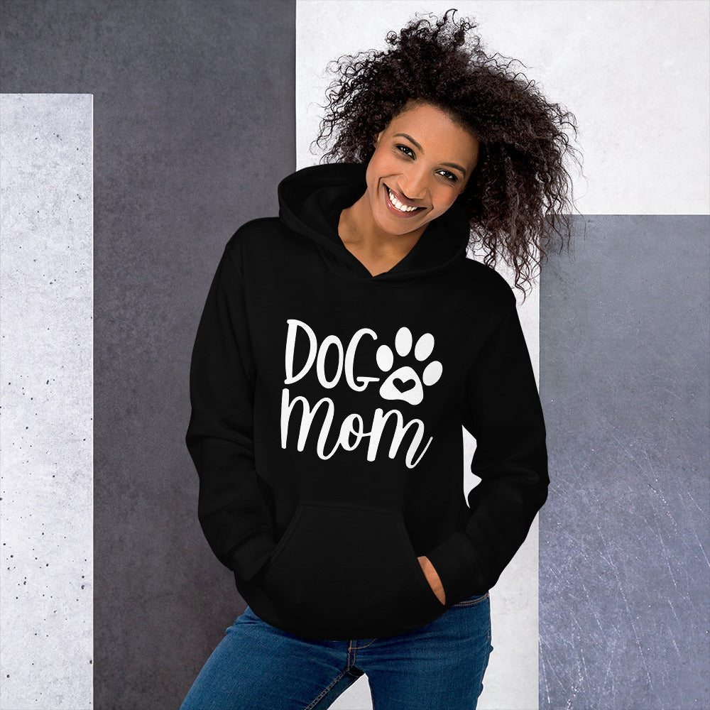 Women's Dog Mom Letter Print Hoodie