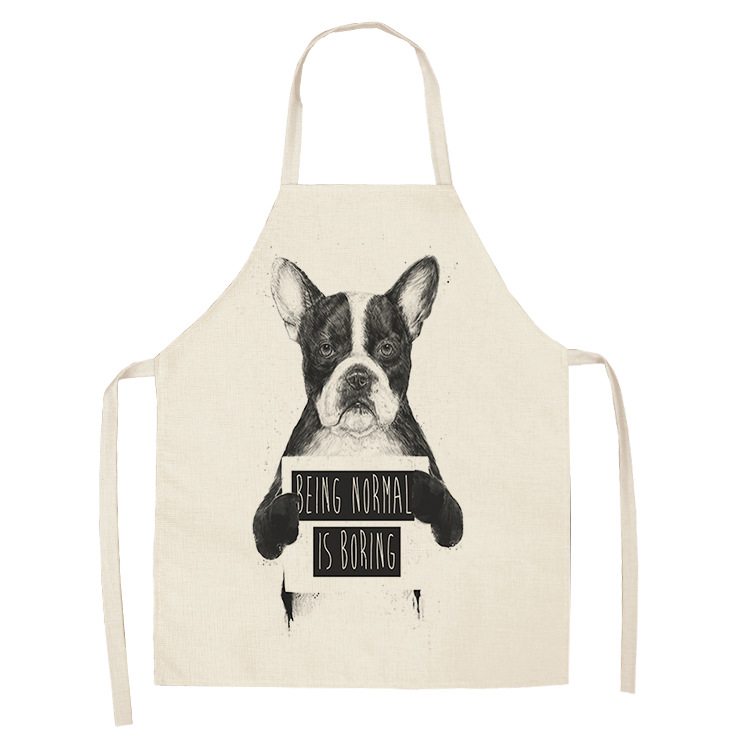 Title 1, Cotton linen cartoon dog apron