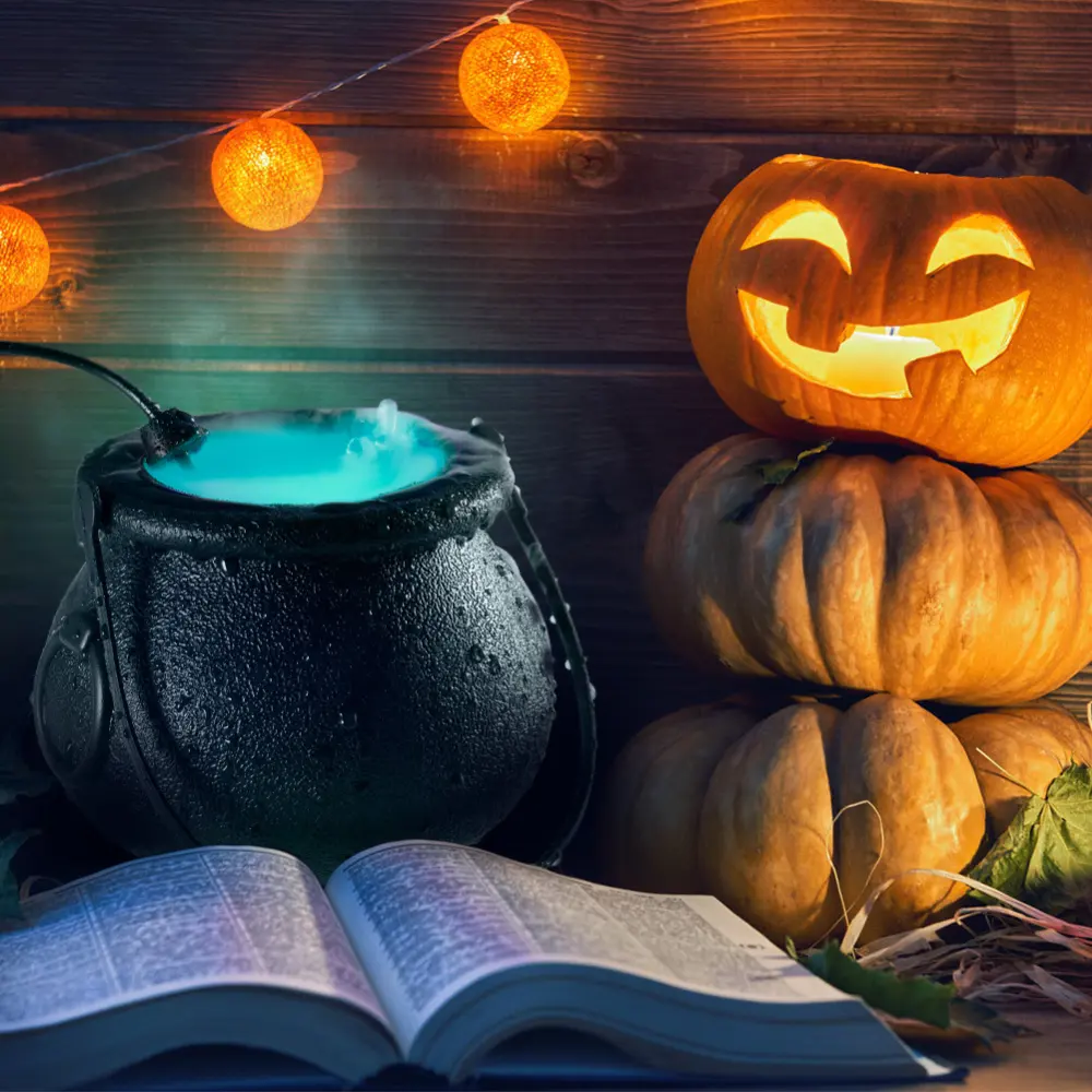Halloween Mist Maker Indoor Fountain Horror Atmosphere Fogs Small