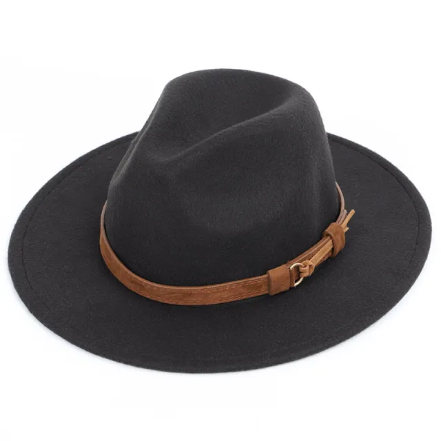 Men's Big brimmed Felt Top Hat Photo Props Decoration Soft Display - Shop at LoveMi