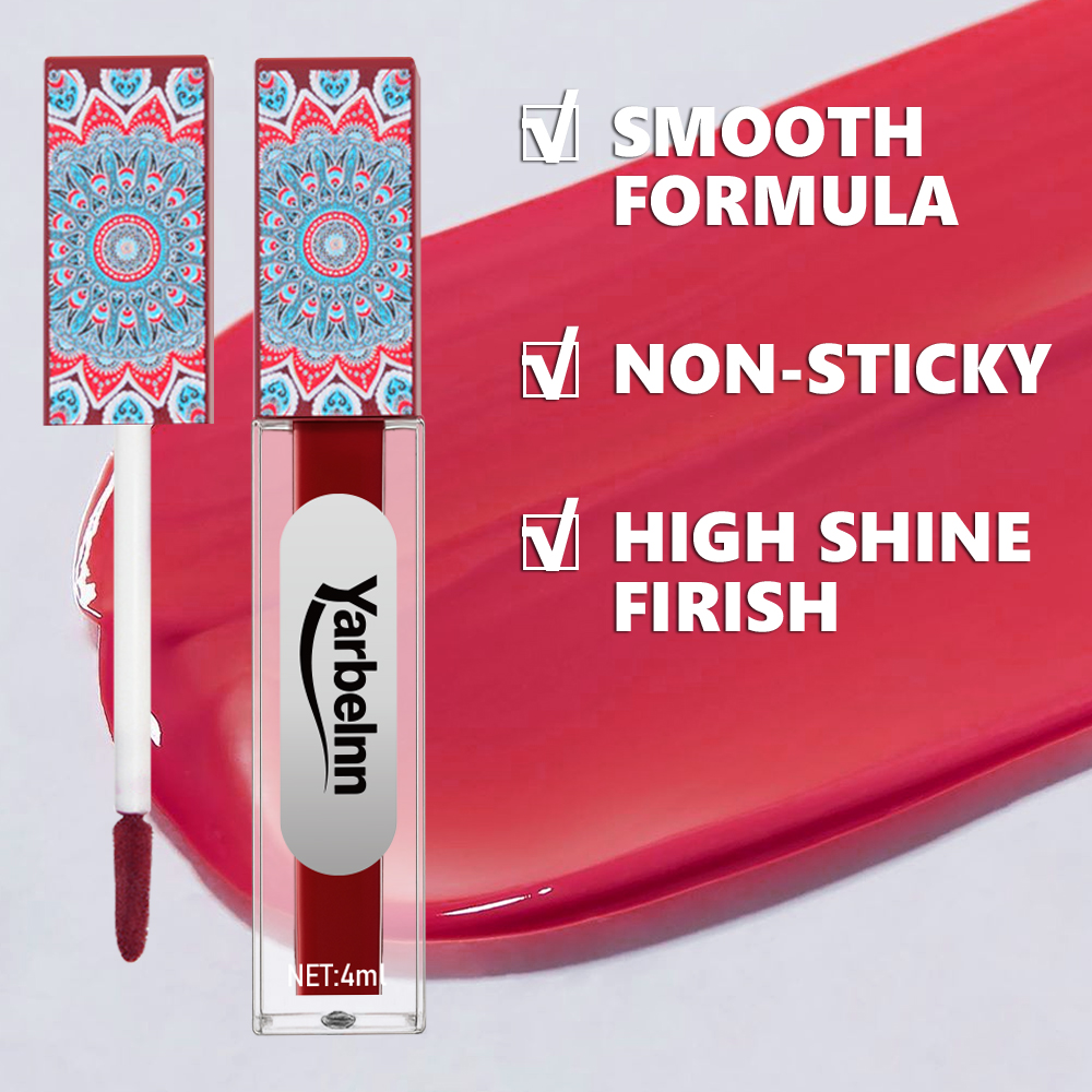 Matte Velvet Liquid Lipstick, Non-transfer Long Lasting Lip Tint, Brightening Skin Tone Smudge-proof Lip Gloss For Cross-border Supply, 4g 3