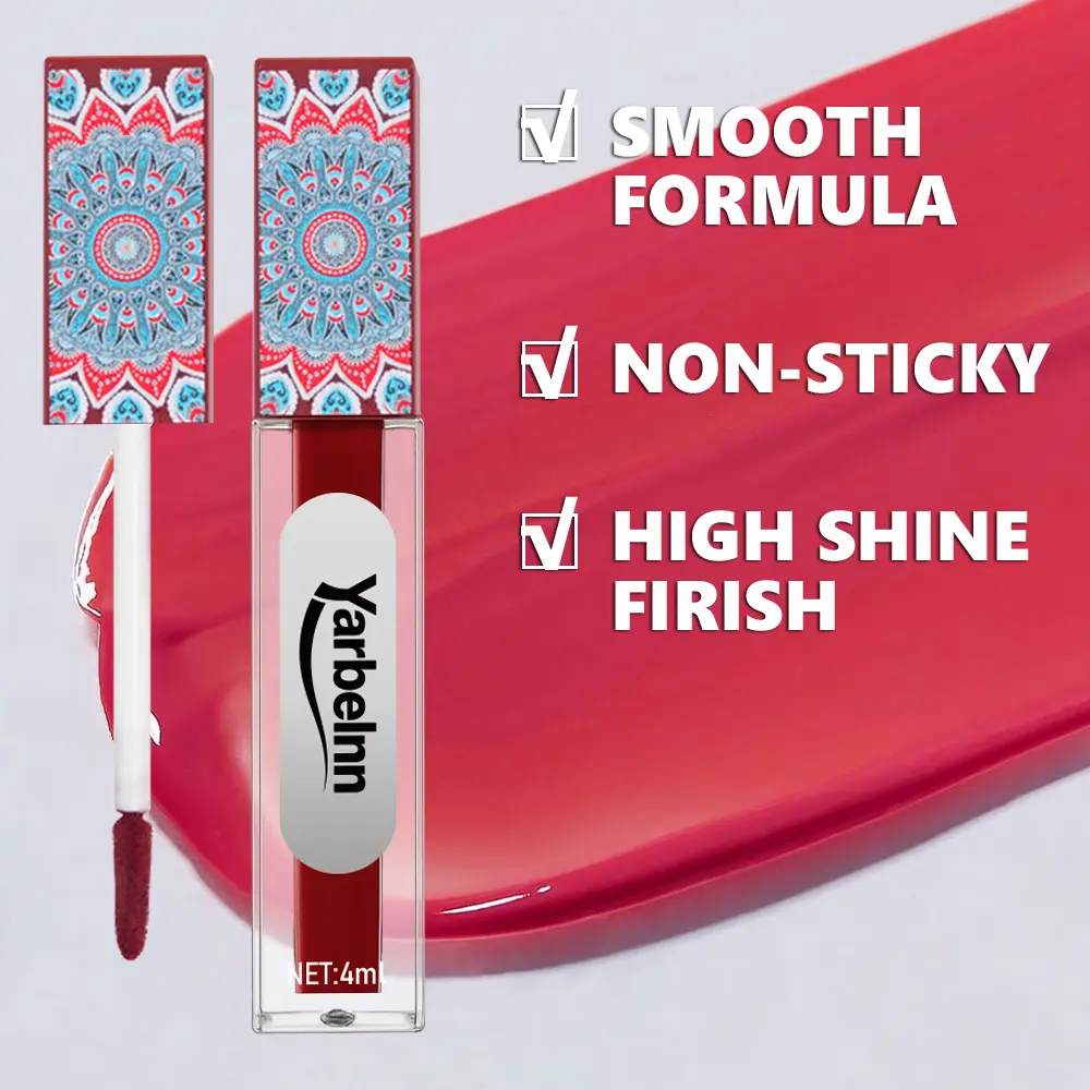 Matte Velvet Liquid Lipstick, Non-transfer Long Lasting Lip Tint, Brightening Skin Tone Smudge-proof Lip Gloss For Cross-border Supply, 4g
