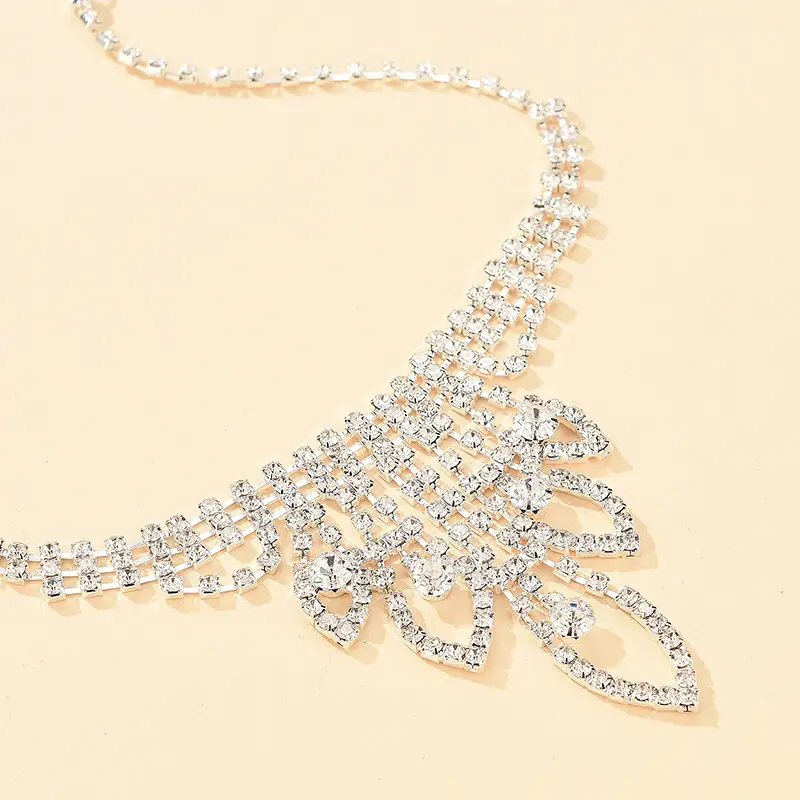 Fashionable Bridal Jewelry Set Simple Necklace